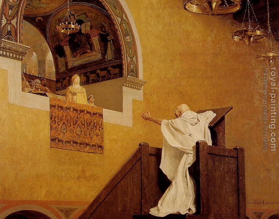 Jean-Paul Laurens : Saint Jean Chrysostome et lImperatrice Eudoxie